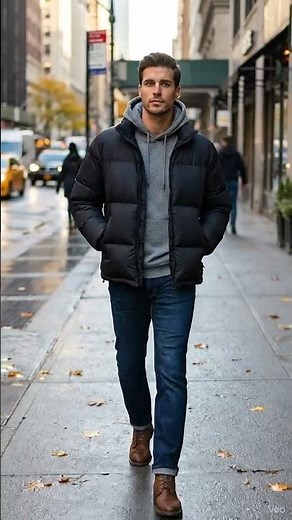 Mens Winter Fashion. The Ceauros Puffer Jacket Winter Coat #AD