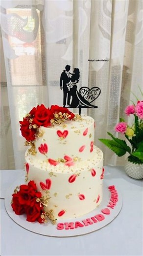 Wedding cake ♥️♥️ #cake #weddingcake #foryou #shorts #subscribemychannel #mywork