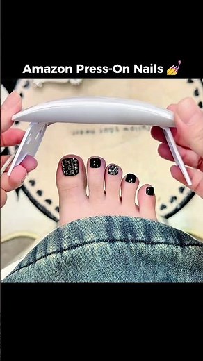 Amazon Press-On Nails 💅#naildesign #amazonfind #pressonnails #nails