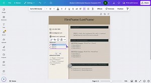 Standard Modern & Minimalist Resume Template – Instant Download - Etsy
