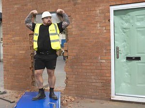 World's Strongest Man winner Eddie Hall puts Black Country firm's steel doors to the test for video