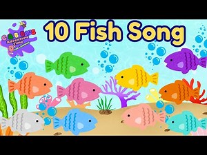 10 Little Fish Song – Fun Counting Under the Sea! | Gabby's Underwater Adventures - Nursery rhymes