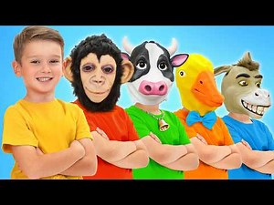 Mike Plays Hide-and-Seek with His Uncle - A Story About Animal Masks