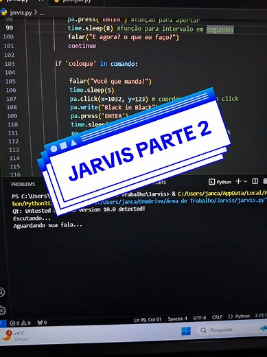 Assistente Virtual em Python: Navegando com Jarvis