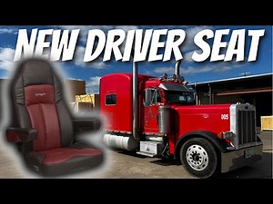 NEW LEGACY SEMI TRUCK SEAT FOR OUR PETERBILT 379 !!!