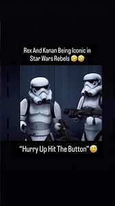 “Hurry Up Hit The Button” 😅 Rex And Kanan Being Iconic.🤣🤣 #starwars #shorts #fyp #rex