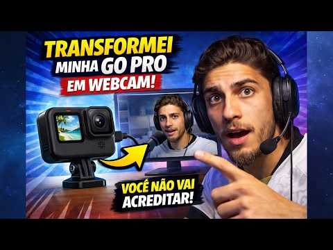 Como Transformar a GO PRO em WEBCAM (Passo a Passo SIMPLES)