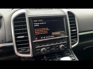 How to pair Bluetooth phone on Porsche PCM