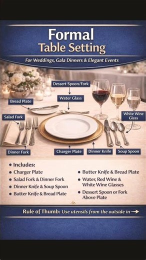 Table Setting 101: From Casual to Five-Course Fine Dining