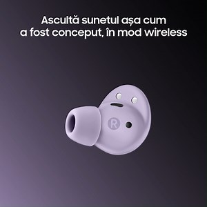 13K views · 81 reactions | Ascultă sunetul așa cum a fost conceput. Codec-ul Samsung Seamless actualizat codifică întregul sunet pe 24 de biți, pentru a-l decoda pe #GalaxyBuds2Pro, menținând același sunet de înaltă calitate. Află mai multe: https://bit.ly/-Galaxy-Buds2-Pro. | Samsung | Facebook