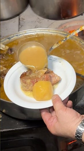 Ankara's very famous lamb stew at Bolu Akın Restaurant 😍 #food #discover #meat #food #steak