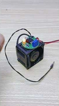 As the temperature rises, the fan speed will automatically increase to a high speed 🚀 #fan #sensor