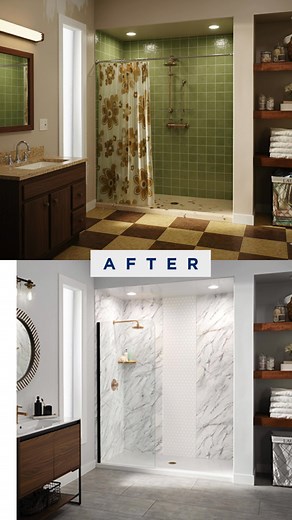 When your “before and after” breaks the internet. 🛁💥 That’s a Bath Concepts bathroom...designed to impress, built to last. Ready for your own viral bathroom moment? Get a free estimate today! | Bath Concepts
