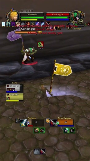 sapped trinket - Rogue Priest vs Warrior Druid (PTR) #wowarena #wowtbc