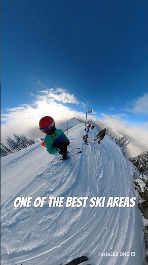Might be the best area to ski at Crystal Mountain, Washington. #skiing