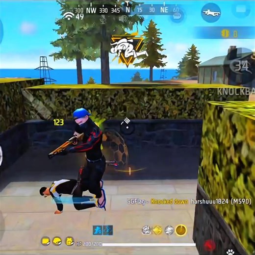 Sumsung s24fe 📲 Game Play video @SG Flag #FreeFire#foryoupage#shortsfeed #ytshorts