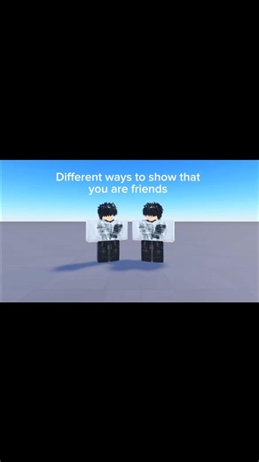 Different ways to show that you are friends on Roblox! 👯‍♀️👯