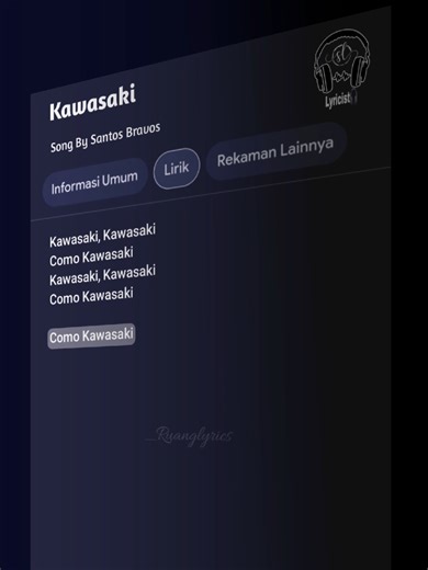 Kawasaki by Santos Bravos - Lyrics Analysis