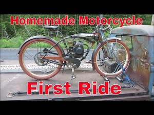 1955 Homemade motorbike gets finished