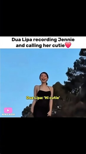 Dua Lipa call Jennie cutie ❤️ #blackpink #블랙핑크 #kpop #리사 #blink