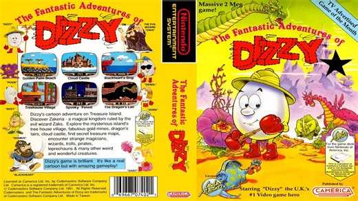 [WiiGuy系列自压485] NES 音乐 The Fantastic Adventures of Dizzy 眩晕大冒险 OST 立体声版_哔哩哔哩_bilibili