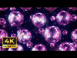 Disco Lights Balls 4k Background Video Effects for Vj loop with No Copyright