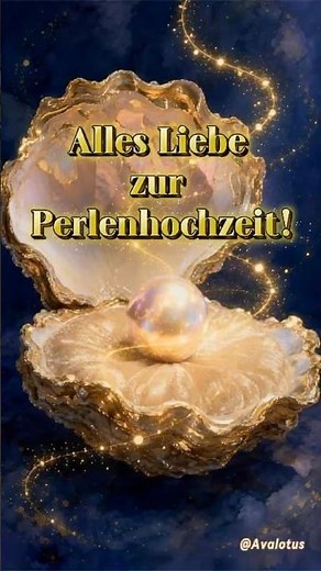 Alles Gute zur Perlenhochzeit 💎 | 30 Jahre Liebe | Für alle Jubiläumspaare 2026