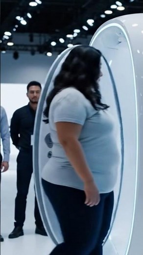 AI Body-Transformation Pod: Overweight to Fit in Seconds! Future transformation pod