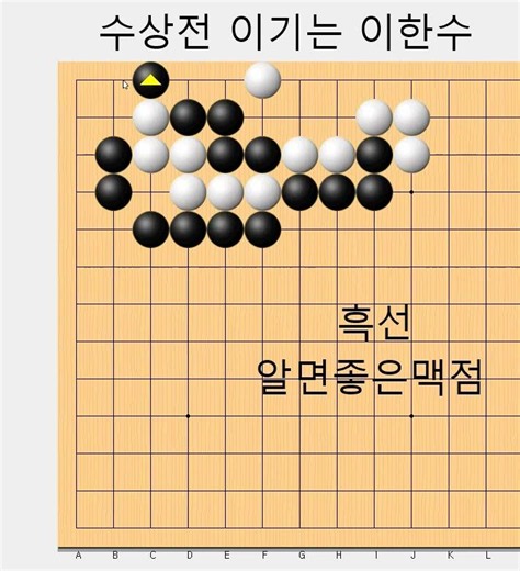 수상전 이기는 이한수를 꼭알아두세요 - 바둑사활[실전사활] #바둑배우기