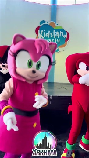 Danza con amigos de Sonic 🌟🎊 / Baile infantil / Show para niños #musicainfantil #shorts #kids