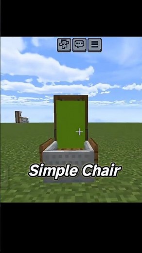Simple Chair Tutorial |#minecraft |#build |#gaming |gsplayz