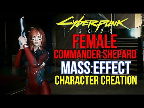 Cyberpunk 2077 Female Commander Shepard (Mass Effect) (1.5 Updated in Comments) Character Creation