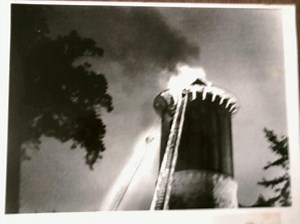 20 Years Ago, Flames Engulfed Water Tower Roof