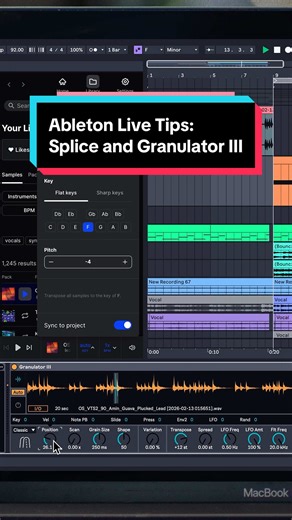 Create Unique Melodies with Splice and Granulator III