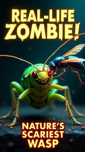 “Do You Know the Wasp That Turns Cockroaches Into Zombies? #facts