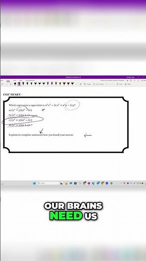 Why Math Matters! Brain Development & Problem Solving