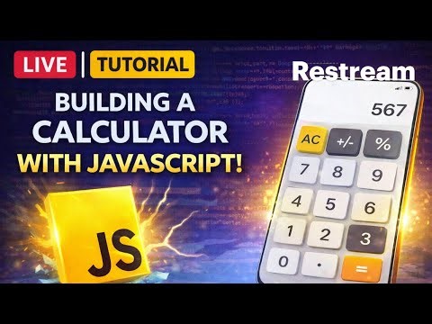 Build a Calculator App Using JavaScript (Live Coding)