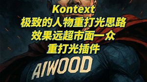 不开玩笑，碾压市面一切人物重打光插件-Kontext实现极致人物重打光效果