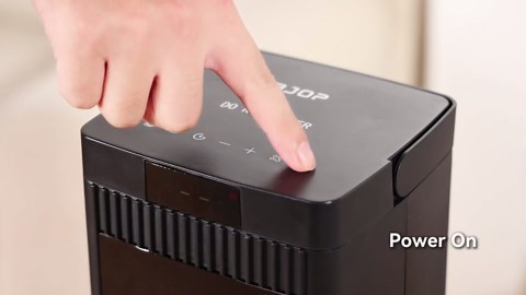 2026 New Space Heater, ETL & UL Portable Space Heaters with Fireplace Flame Effect 1500W Oscillating Electric PTC Ceramic ECO Mode Temp Control Heater for Indoor Use,Bedroom,Office,Desk,Garage