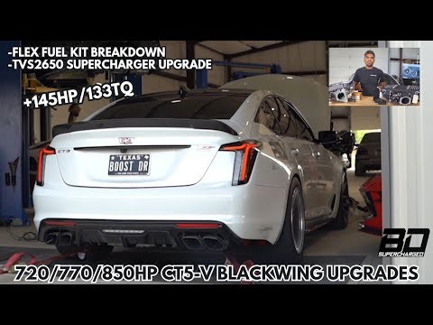 850HP Stage2 CT5-V Blackwing BoostDistrict x Magnuson TVS2650 Supercharger Upgrade Review ‪@Cadillac‬