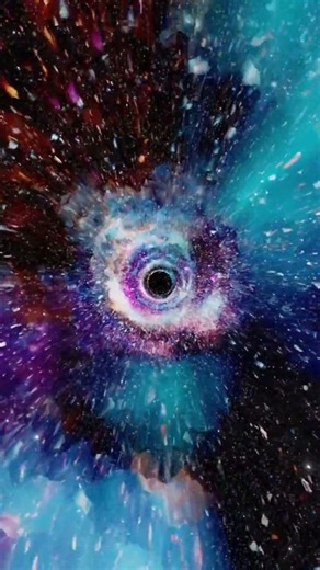 Enter the Black Hole 🚀 | Space Ambient Music Shorts