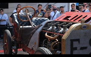 【4K】1907年的130匹菲亚特老爷车发动机启动 | 作者：settime2588