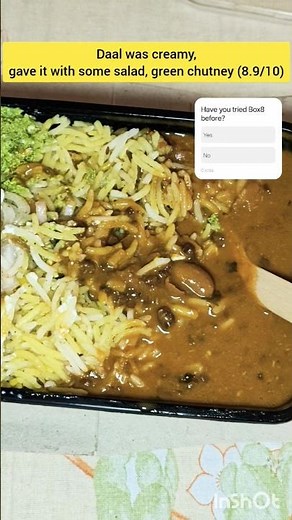 BOX8 Meal Review in 15 seconds🍱🔥 Worth the Hype?