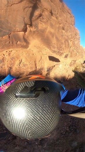low opening Moab base jump