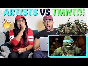 Epic Rap Battles of History Season 3 Finale "Artists vs TMNT" REACTION!!!