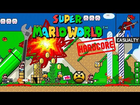 Super Mario Hardcore (Flash-Game) - Complete Walkthrough 4K!