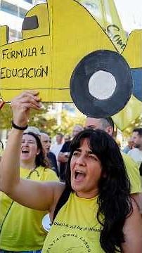 Madrid residents protest against the "absolute disaster" of Formula 1 #shorts