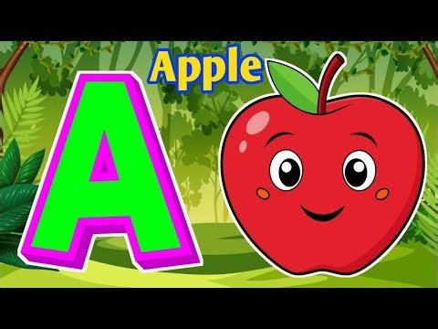 Phonics ABC Song For Toddlers | Colorful Cartoon Rhymes Videos for Toddlers & Kids