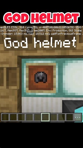 how to make God helmet in Minecraft