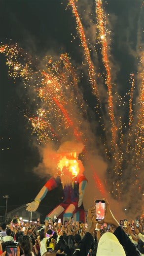 Every New Year Eve, Kochi sets the sky ablaze with the burning of Pappanji - a fiery ritual that bids farewell to the old and ushers in the new. #KeralaUr2026Destination #NewYear2026 #KeralaTourism | Kerala Tourism
